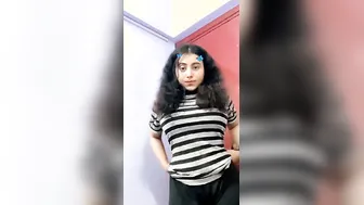 Tamil Girl Strips Off Her Top Revealing Perfect Milky Tits