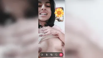 First Time Showing Tits On Camera For Her Boyfriend