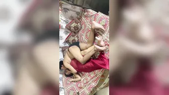 Wife In Satin Nightie Getting Fucked By Her Husband