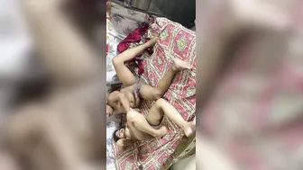 Wife In Satin Nightie Getting Fucked By Her Husband