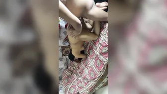 Wife In Satin Nightie Getting Fucked By Her Husband