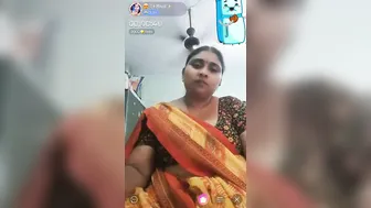 Chubby Milf In Saree Revealing Her Big Tits And Pussy