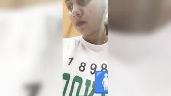 Horny Slut Stripping Completely Naked On Video Call