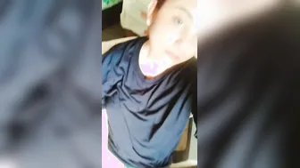 Beautiful Girl Lifting Dress Showing Her Big Tits