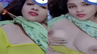 GF Going Topless On Video Call For Her Man