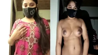 Masked Cutie Showing Thick Tits And Sexy Pussy Naked