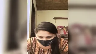 Masked Cutie Showing Thick Tits And Sexy Pussy Naked