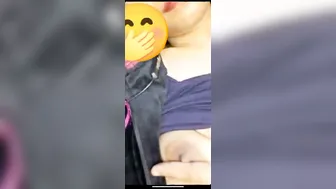 Hot Girl Showing Her Boobs To Lover On Video Call