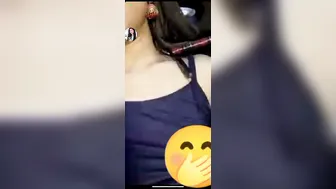 Hot Girl Showing Her Boobs To Lover On Video Call