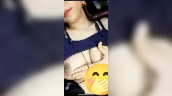Hot Girl Showing Her Boobs To Lover On Video Call