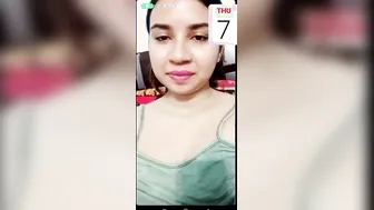 Hot Babe Flashing Her Tits To Boyfriend In Selfie