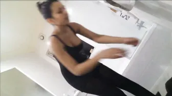 Sexy Babe Bathing Naked And Fingering Herself On Tape