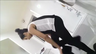 Sexy Babe Bathing Naked And Fingering Herself On Tape