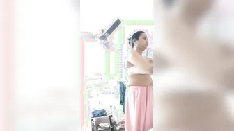 Married Slut Caught Bathing Through Window On Camera