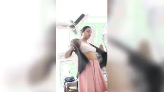 Married Slut Caught Bathing Through Window On Camera