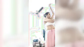 Married Slut Caught Bathing Through Window On Camera