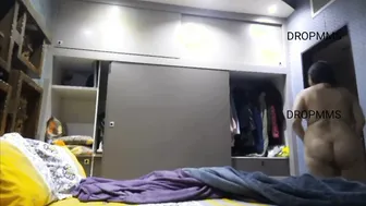 Chubby Milf Caught Changing By Stepson After Her Bath