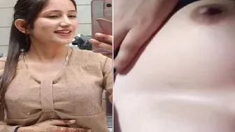 Punjabi Babe Showing Off Her Shaved Pussy And Big Tits