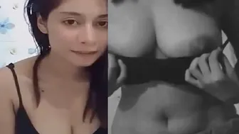 Desi Girl Seducing Me With Deep Cleavage Boob Show