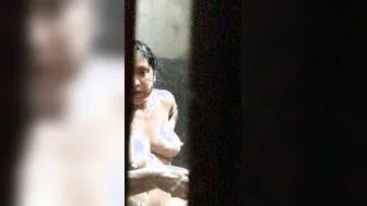 Son Secretly Recording Mom Bathing For Jerk Off Later