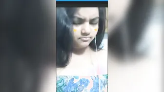 GF Flashing Her Untouched Tits For Her Man