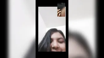 GF Flashing Her Untouched Tits For Her Man