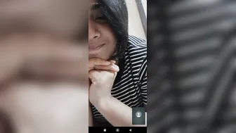 Busty GF Milking Her Huge Tits On Video Call