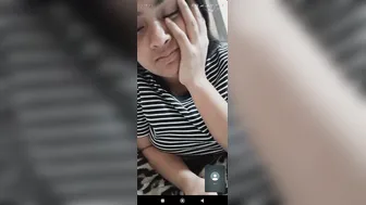 Busty GF Milking Her Huge Tits On Video Call