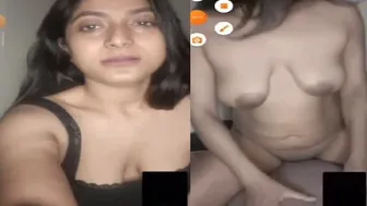 Sexy Indian Showing Off Nude Body On Client Video Call