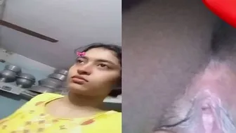 GF Showing Her Tight Pussy On Video Call