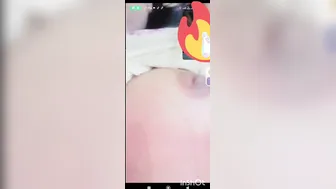 Smiling Gf Flashing Her Tits On Boyfriend Video Call
