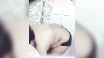 Hot Milf Stripping Naked In Bathroom Before Shower