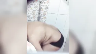 Hot Milf Stripping Naked In Bathroom Before Shower