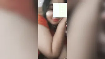 Gf Showing Off Her Perfect Tits To Boyfriend At Home