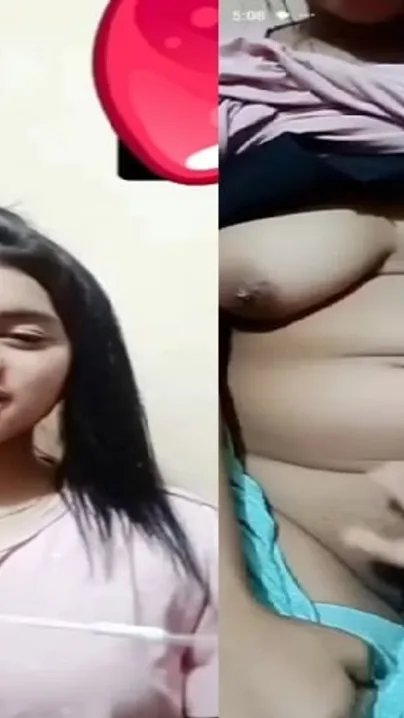 GF Stripping Naked On Video Call For Her Man