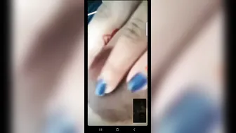 Gf Showing Her Tight Pink Pussy And Tits On Call