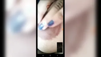 Gf Showing Her Tight Pink Pussy And Tits On Call