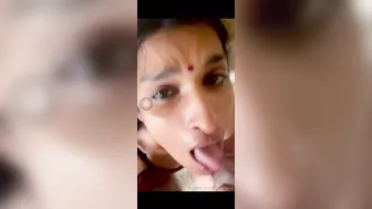 Indian Milf Sucking Cock And Taking Cum On Her Face