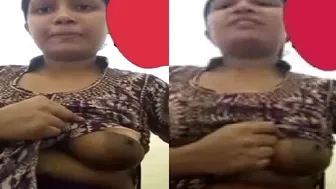 My Girl Flashing Her Tits On Video Call Caught On Cam
