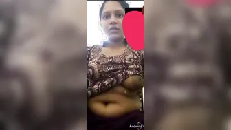 My Girl Flashing Her Tits On Video Call Caught On Cam