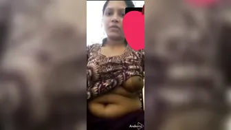 My Girl Flashing Her Tits On Video Call Caught On Cam