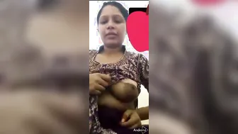My Girl Flashing Her Tits On Video Call Caught On Cam