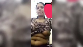 My Girl Flashing Her Tits On Video Call Caught On Cam