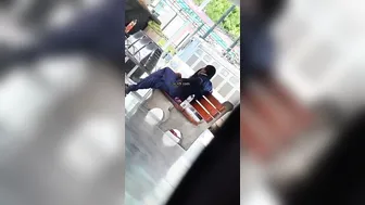 Whore Caught Sucking Dick At Train Station By Voyeur Cam