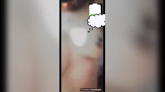 Gf With Dark Nipples Strips Naked During Video Call