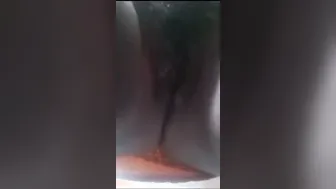 Hairy Aunty Flashing Her Bush To Online Stranger