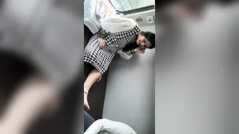 Getting Fucked Hard In The Train By My Horny Lover