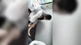 Getting Fucked Hard In The Train By My Horny Lover