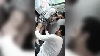 Getting Fucked Hard In The Train By My Horny Lover