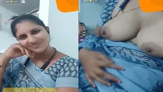 Shy Married Woman Flashes Big Boobs On Private Cam Show